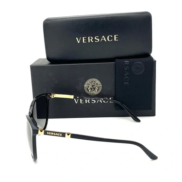 VERSACE VE4260 GB1/11 Black/ Gray Gradient 58m Sunglasses